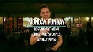 Punny Restaurant Christmas Specials Be Like MondayPunday [upl. by Ellevel]