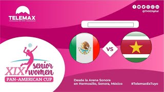 Copa Panamericana Femenino Voley 2024 Mexico vs Surinam [upl. by Hefter]