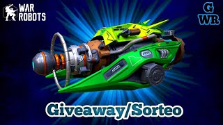 War Robots  SORTEO GIVEAWAY 7 Armas Media Leiming 🎉 WRwinLeiming [upl. by Drofdeb]