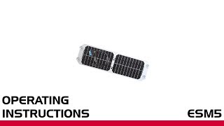 Deutronic ESM5 Solar Panel  Operating Instructions [upl. by Kopp]