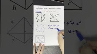 Math Exam Hack MEMORIZE this 🤩🔈 pythagoreantheorem shortcut [upl. by Radburn]