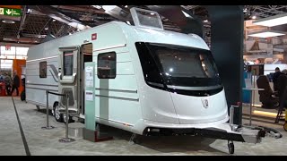 Tabbert Cellini Slide Out Slideout Wohnwagen 2020 Walkaround Test Review ausführlicher Rundgang [upl. by Sotos18]