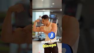 BICEPS SHORT HEAD WORKOUT ‼️ [upl. by Atterrol]