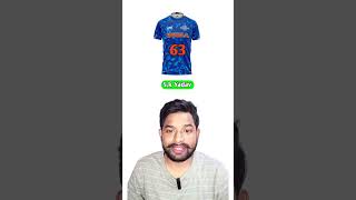 Guess The Player Jersey Number shorts cricket [upl. by Jeremias]