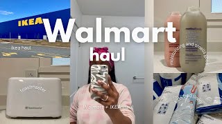 Vlog  walmart haul  hygiene products  ikea  bed linen  new kitchen appliance  cozy blanket [upl. by Blank]