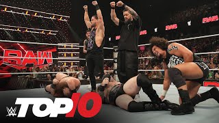 Top 10 Monday Night Raw moments WWE Top 10 Nov 18 2024 [upl. by Oniratac]