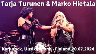 Tarja Turunen amp Marko Hietala  Left On Mars  Karjurock Uusikaupunki Finland 2072024 [upl. by Drice]