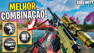 MELHOR COMBINAÇÃO DE MODS PARA SNIPER  PARTIDA SOLO VS SQUAD  COD MOBILE  BATTLE ROYALE [upl. by Olegnaleahcim]