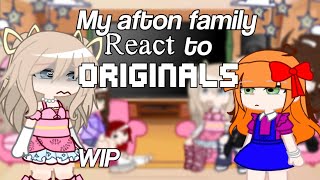 My aftons react to originals  WIP  054  Afton Family  🇺🇸🇷🇺 [upl. by Eelahc340]