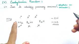 6vCarbylamine Reaction [upl. by Nuawaj]