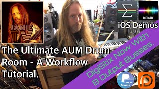 iOS Demos  The Ultimate AUM Drum Room  A Workflow Tutorial [upl. by Toiboid]