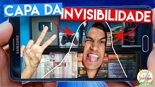 COMO FAZER EFEITO CAPA DA INVISIBILIDADE PELO CELULAR [upl. by Gabriella]