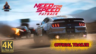 Need For Speed Payback  Official Launch Trailer  4K Video [upl. by O'Mahony]