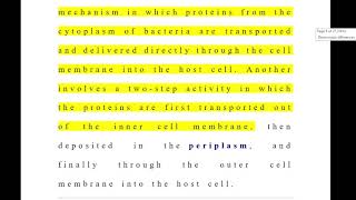 Lesson 6  Secretion System of Bacteria [upl. by Ellemac996]