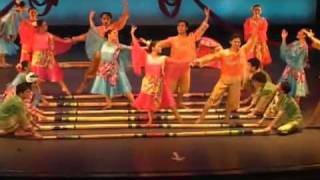 BAYANIHAN PHILIPPINE DANCE TINIKLING LEYTE DANCE THEATRE YouTube [upl. by Odraccir]