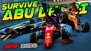 SURVIVE ABU DHABI  F1 2020 Extreme Damage Game Mod [upl. by Nauqit384]