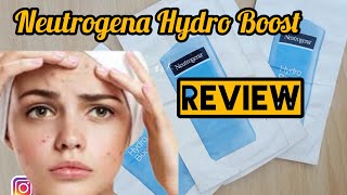 Neutrogena® Hydro Boost Water Gel Review  Hydration with Hyaluronic Acid  Honest Test amp Resultsquot [upl. by Aniroz]