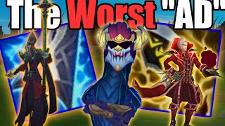 Who is The Worst quotADquot Champion in League of Legends [upl. by Lossa241]