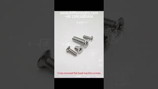 Whats a cross recessed flat head machine screws manufacturer [upl. by Sand]