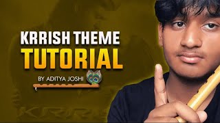 😱Krish Flute Theme Tutorial❤️‍🔥  Aditya Joshi  Easiest way to learn [upl. by Deron]