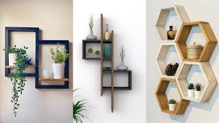 Latest 50 Wall Shelves Decorating  Home Wall Design ideas 2024 [upl. by Nedrob]