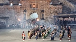 The Royal Edinburgh Military Tattoo 2022  Entrance of The Massed Pipes amp Drums [upl. by Darton]