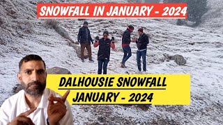 Dalhousie Snowfall 2024  Snowfall in Dalhousie in January 2024  Live Snowfall in Dalhousie 2024 [upl. by Otrebogir178]