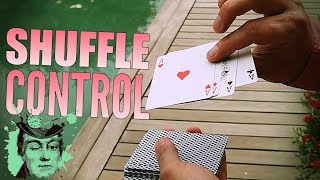 Overhand Shuffle FALSE SHUFFLiNG card control card magic trick tutorial [upl. by Gilligan]