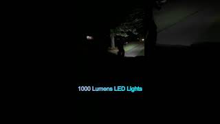 Riding My Ebike At Night With 1000 Lumens LED Lights shorts [upl. by Tyrus679]