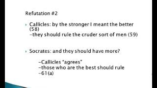 Platos Gorgias Socrates and Callicles Part 2 [upl. by Yellah]