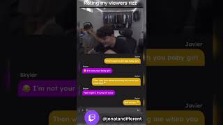 Rating my viewers rizz foryou viral foryoupage fypage funny jonatandifferent [upl. by Omik]