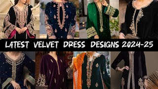 Latest Velvet Dress Designs 202425  SemiFormal amp Formal [upl. by Nodab51]