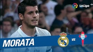 Remate cruzado de Morata al palo [upl. by Eednus]