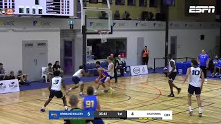 Brisbane Bullets vs California Baptist University  Condensed Game [upl. by Beauvais]