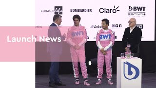 2020 BWT Racing Point F1 Team Launch News [upl. by Loyce78]