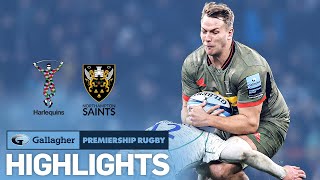 Harlequins v Northampton  HIGHLIGHTS  The Big Game Delivers a Cracker  Premiership 202122 [upl. by Llerrem]