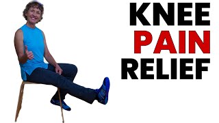 7 BEST Exercises for Knee Pain You Can do Sitting [upl. by Daryle]