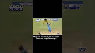 Glenn Mcgrath Sachins biggest nightmare cricket sachintendulkar glennmcgrath [upl. by Yanahs4]