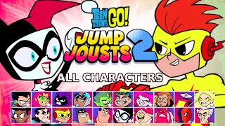 Teen Titans Go Jump Jousts 2  All Characters CN Games [upl. by Aryn]