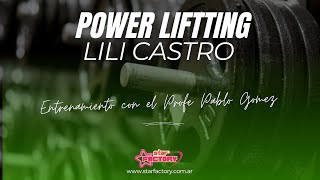 Entrenamiento LILI CASTRO  Power Lifting [upl. by Griseldis]