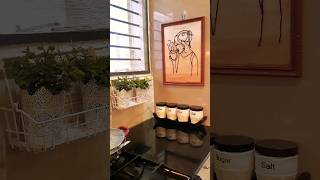 Decorating kitchen with my DIY decoration kitchen diydecor fypyoutube explorepage [upl. by Aisetra]