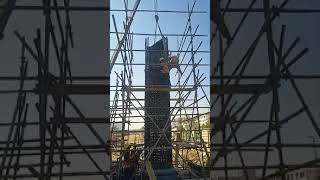 Lifting activity in askri u turn viralvideo construction crane engineering veloogcrane lifting [upl. by Obed213]