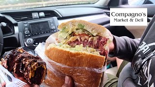 This Deli Surprised Us  Compagno’s Deli Monterey Ca [upl. by Isnyl]