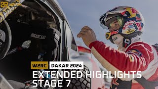 Extended highlights  Stage 7  Dakar  w2rc [upl. by Ydnagrub]