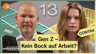 Ist die Gen Z eine faule Generation  13 Fragen  unbubble [upl. by Jemena]