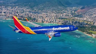 Southwest Flight from Long Beach to Honolulu Hawaii ✰ [upl. by Arihsak]