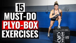 15 MUST DO Plyometric Box Exercises  Build STRENGTH amp Increase POWER [upl. by Neurath]