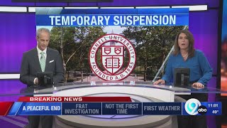 Cornell University fraternity suspended after police receive a sexual assault report [upl. by Ruyam]