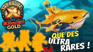 Trésor X Sunken Gold Le Trésor du Requin et Avalanche de Figurines Ultra Rares Review [upl. by Animehliw]