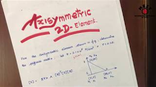 Axisymmetric 2D element problem  Finite element Analysis  FEA in Tamil [upl. by Neelram]